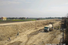 North bund 75.00 level