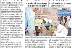 Varanasi Jagran-Minister laying saplings