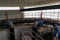 Railing work at Common Header Line,Dry well @ MPS