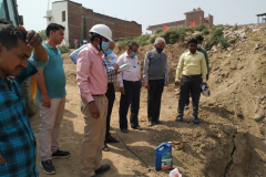 Mr. Madhav Kumar, Sr.Economic  Financial Analysis Specialist, NMCG visited at site on 11.03 (2)