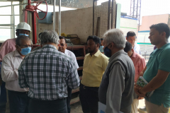 Mr. Madhav Kumar, Sr.Economic  Financial Analysis Specialist, NMCG visited at site on 11.03 (4)