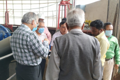 Mr. Madhav Kumar, Sr.Economic  Financial Analysis Specialist, NMCG visited at site on 11.03 (6)