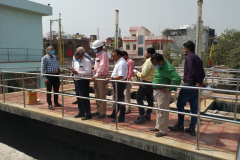 Mr. Madhav Kumar, Sr.Economic  Financial Analysis Specialist, NMCG visited at site on 11.03 (9)