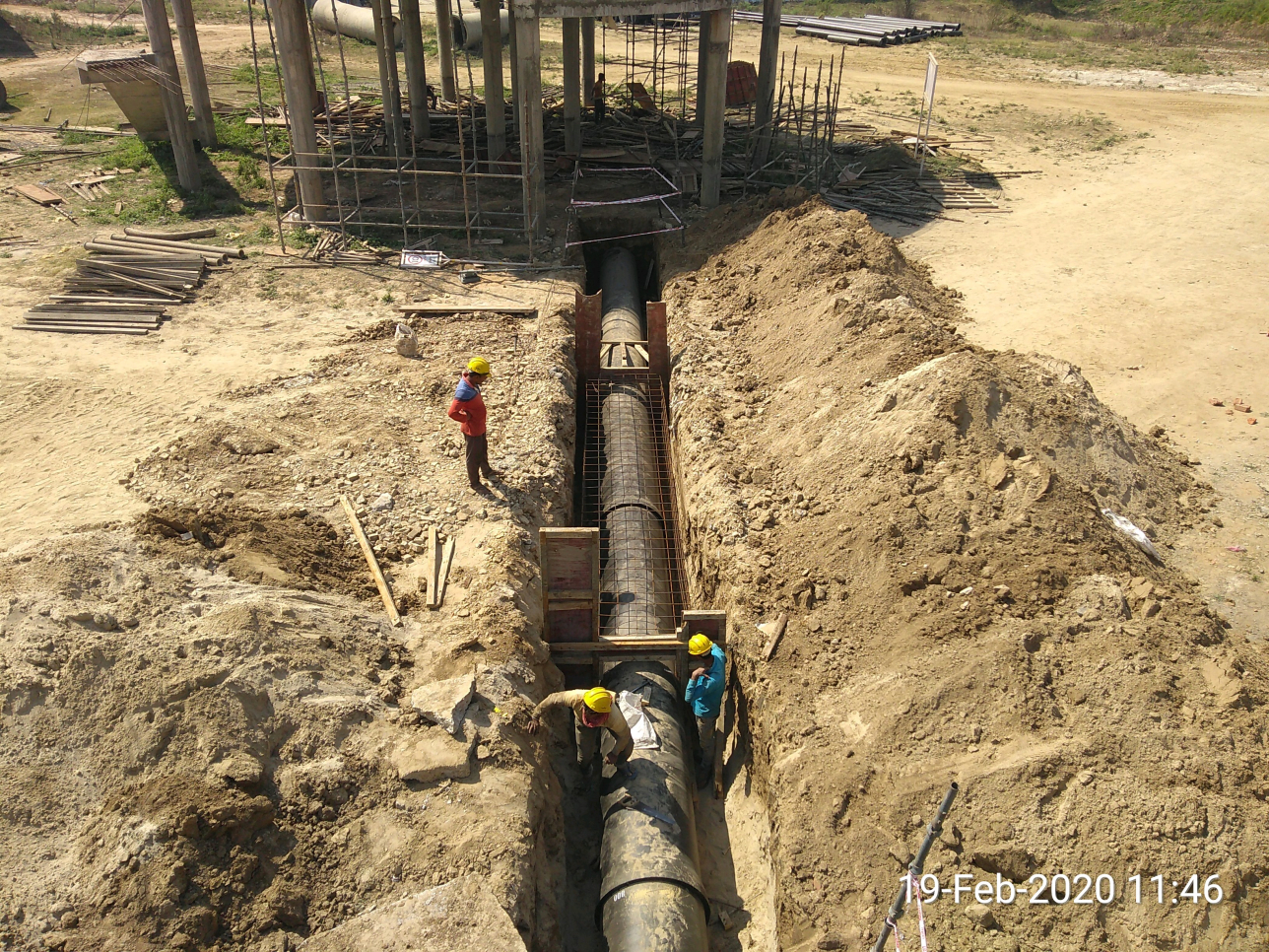 Treated effluent to OHT