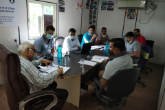 Mr. A. K. Purwar Chief Engineer, UPJN and Mr. Vivek Singh Ex.Engineer, UPJN visited at site on 30.08.2020