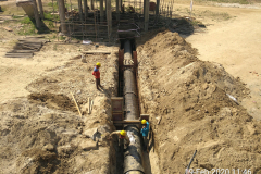 Treated effluent to OHT