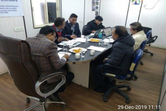 Monthly site visit and review meeting