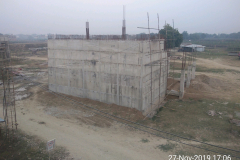 Sludge handling building