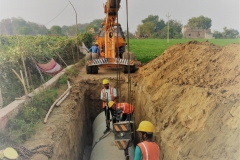 Treated effluent disposal line 1